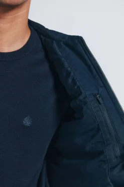 Springfield Cazadora acolchada aviador azul Sale