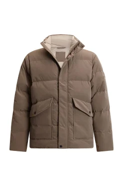 Pedro del Hierro Cazadora acolchada con detalle de bolsillo Beige Best