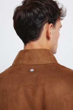 Springfield Cazadora acolchada efecto ante beige New