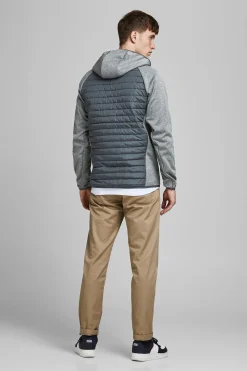 Jack & Jones Cazadora acolchada ligera gris Best