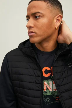 Jack & Jones Cazadora acolchada ligera negro Sale