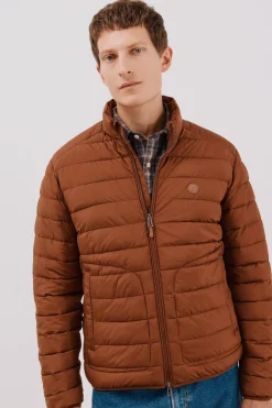 Cortefiel Cazadora acolchada ultralight Marr&oacute;n Sale