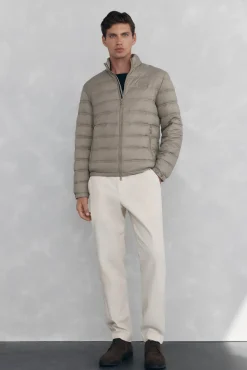 Pedro del Hierro Cazadora acolchada ultralight Beige Clearance