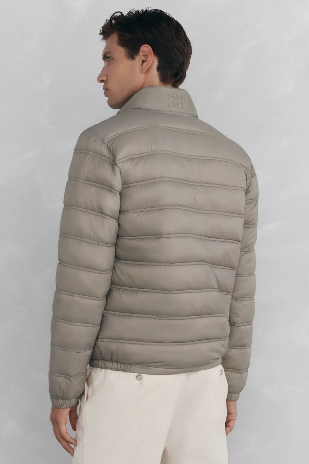 Pedro del Hierro Cazadora acolchada ultralight Beige Clearance