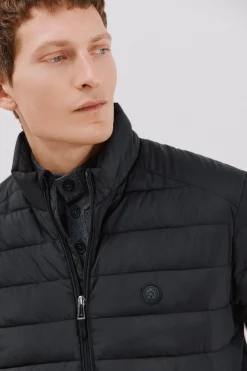 Cortefiel Cazadora acolchada ultralight Negro Sale