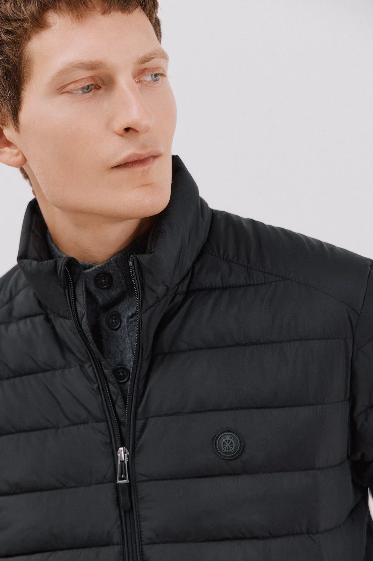 Cortefiel Cazadora acolchada ultralight Negro Sale