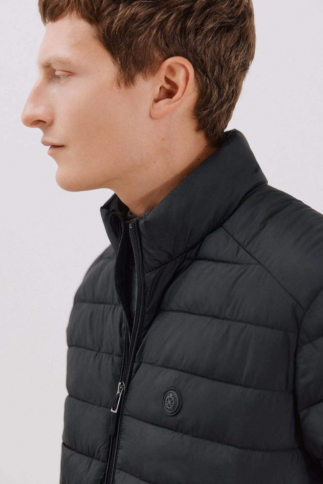 Cortefiel Cazadora acolchada ultralight Negro Sale