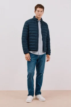 Cortefiel Cazadora acolchada ultralight Azul marino Discount