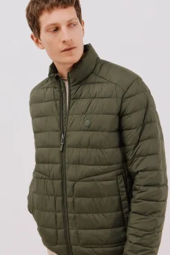Cortefiel Cazadora acolchada ultralight Kaki