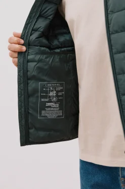 Cortefiel Cazadora acolchada ultralight Verde oscuro New