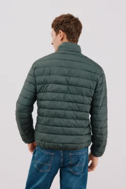 Cortefiel Cazadora acolchada ultralight Verde oscuro New