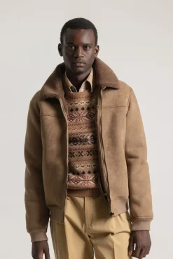 PuroEGO Cazadora aviador Marr&oacute;n Sale