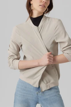 Vero Moda Cazadora bomber Beige New