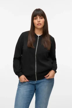 Vero Moda Curve Cazadora bomber talla grande Negro Outlet