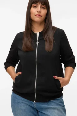 Vero Moda Curve Cazadora bomber talla grande Negro Outlet