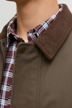 Jack & Jones PLUS Cazadora clásica marr&oacute;n Hot