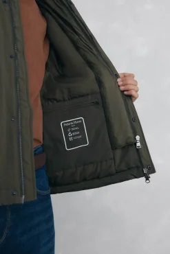 Pedro del Hierro Cazadora con cuello pana Verde Clearance