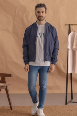 Celopman Cazadora Cortaviento Ligera azul