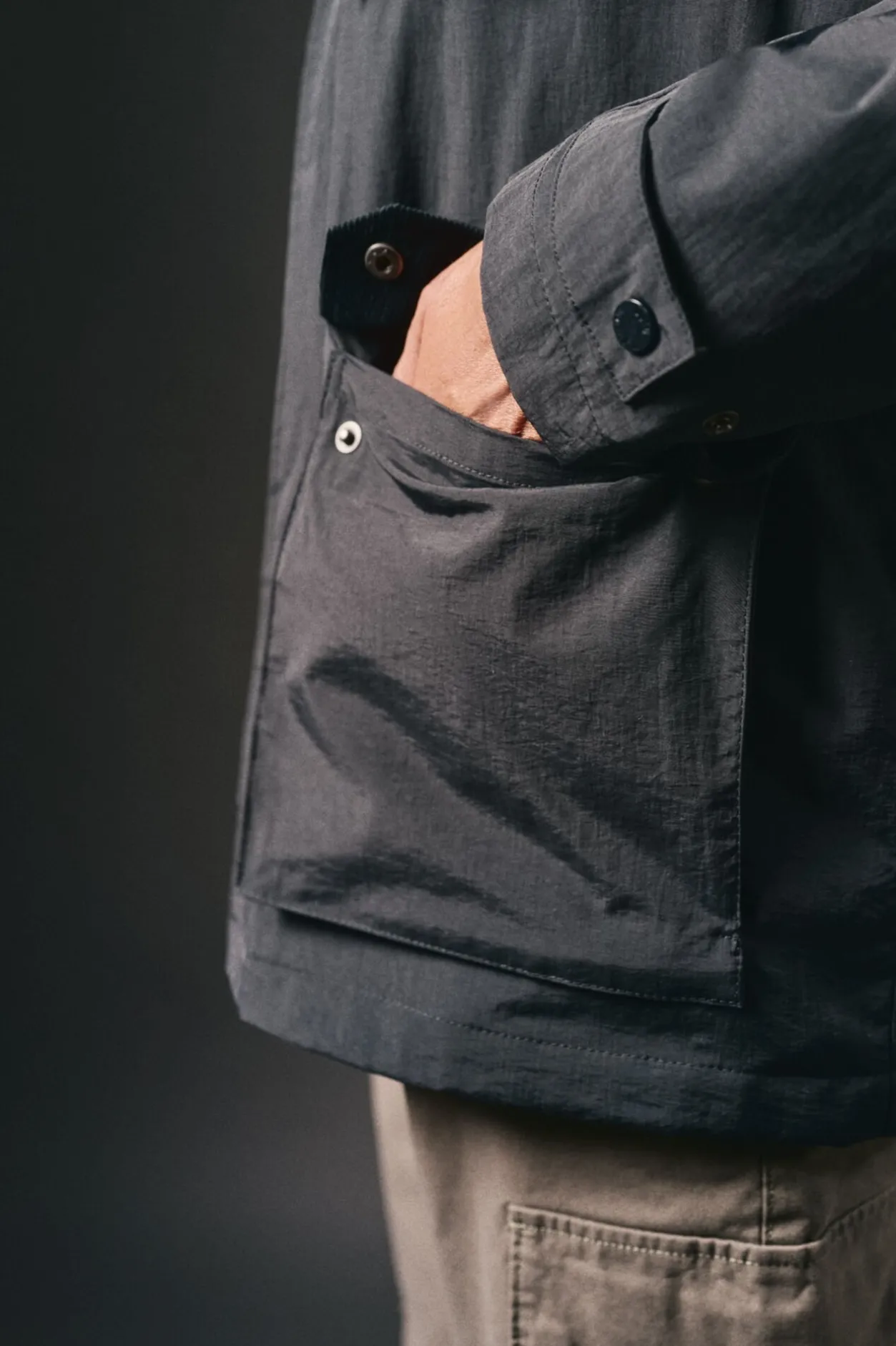 OOTO Cazadora cuatro bolsillos Azul marino Hot