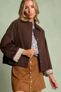 Polín Et Moi Cazadora cuello Lucca Marr&oacute;n Best