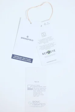 Springfield Cazadora cuello pana beige Online