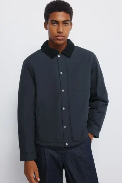 Springfield Cazadora cuello pana estampado New