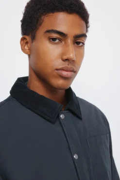 Springfield Cazadora cuello pana estampado New