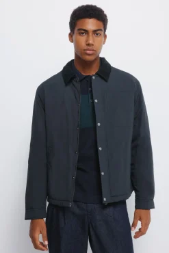 Springfield Cazadora cuello pana estampado New