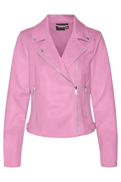 Vero Moda Cazadora de ante con tachuelas Lila New