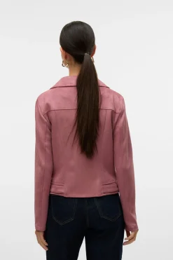 Vero Moda Cazadora de ante con tachuelas Morado Clearance