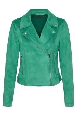 Vero Moda Cazadora de ante con tachuelas Verde Best