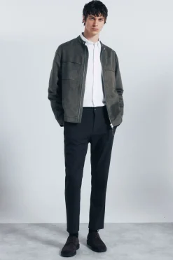 Springfield Cazadora efecto ante kaki Best