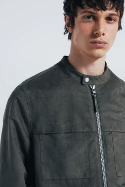 Springfield Cazadora efecto ante kaki Best