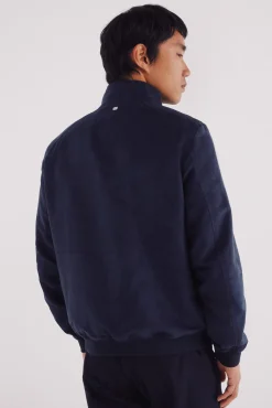 Springfield Cazadora efecto ante azul Discount