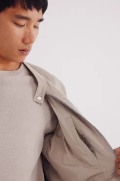 Springfield Cazadora efecto ante microperforados nude Sale