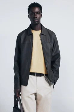 Springfield Cazadora efecto piel estampado Discount