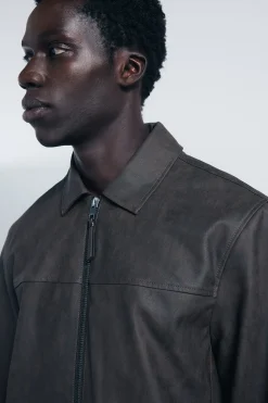 Springfield Cazadora efecto piel estampado Discount