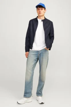 Jack & Jones Cazadora efecto piel negro Outlet