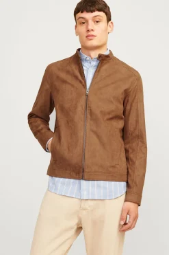 Jack & Jones Cazadora efecto piel nude Outlet