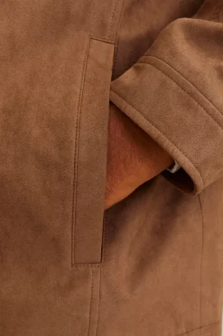 Jack & Jones PLUS Cazadora efecto piel PLUS nude Sale