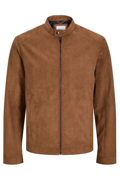 Jack & Jones PLUS Cazadora efecto piel PLUS nude Sale