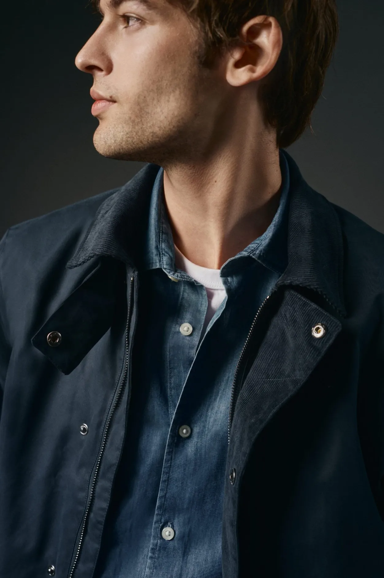 OOTO Cazadora estilo heritage Azul marino Discount