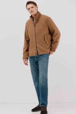 Cortefiel Cazadora lana Camel