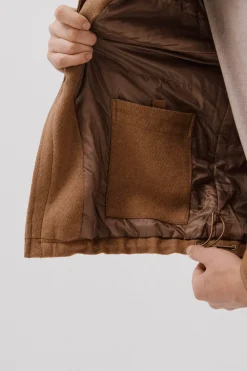 Cortefiel Cazadora lana Camel