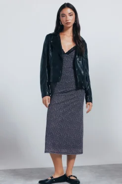 Springfield Cazadora motera negro Hot