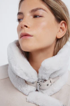 Springfield Cazadora motera doble faz estampado Outlet