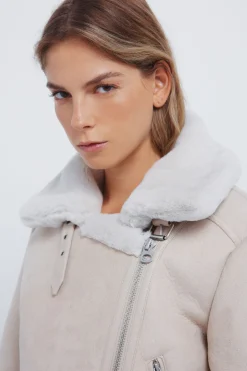 Springfield Cazadora motera doble faz estampado Outlet