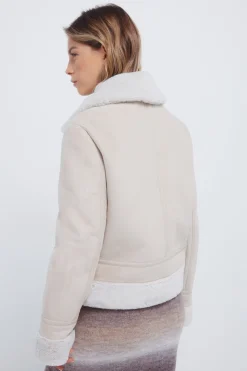 Springfield Cazadora motera doble faz estampado Outlet