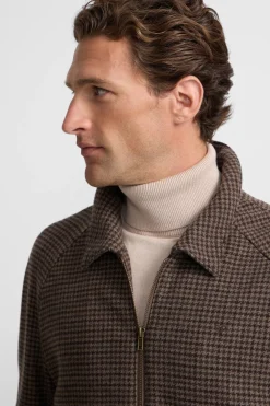 Silbon Cazadora pata de gallo Marr&oacute;n Outlet