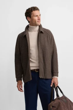 Silbon Cazadora pata de gallo Marr&oacute;n Outlet